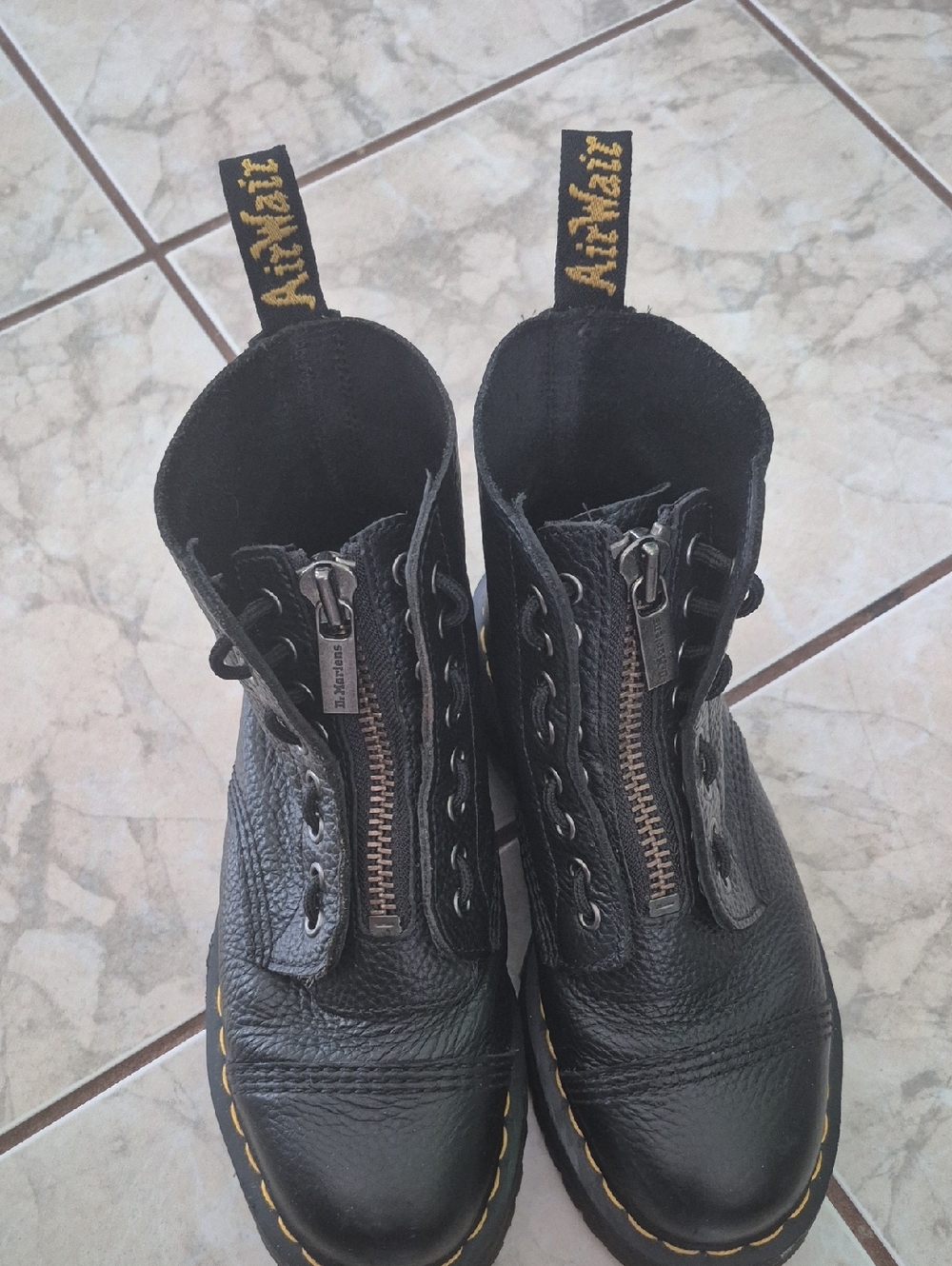 Dr Martens Combat Boot With Zipper